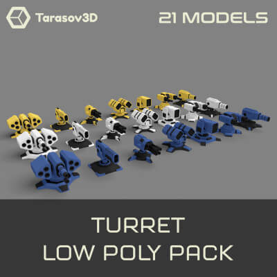 Turret LowPoly Pack