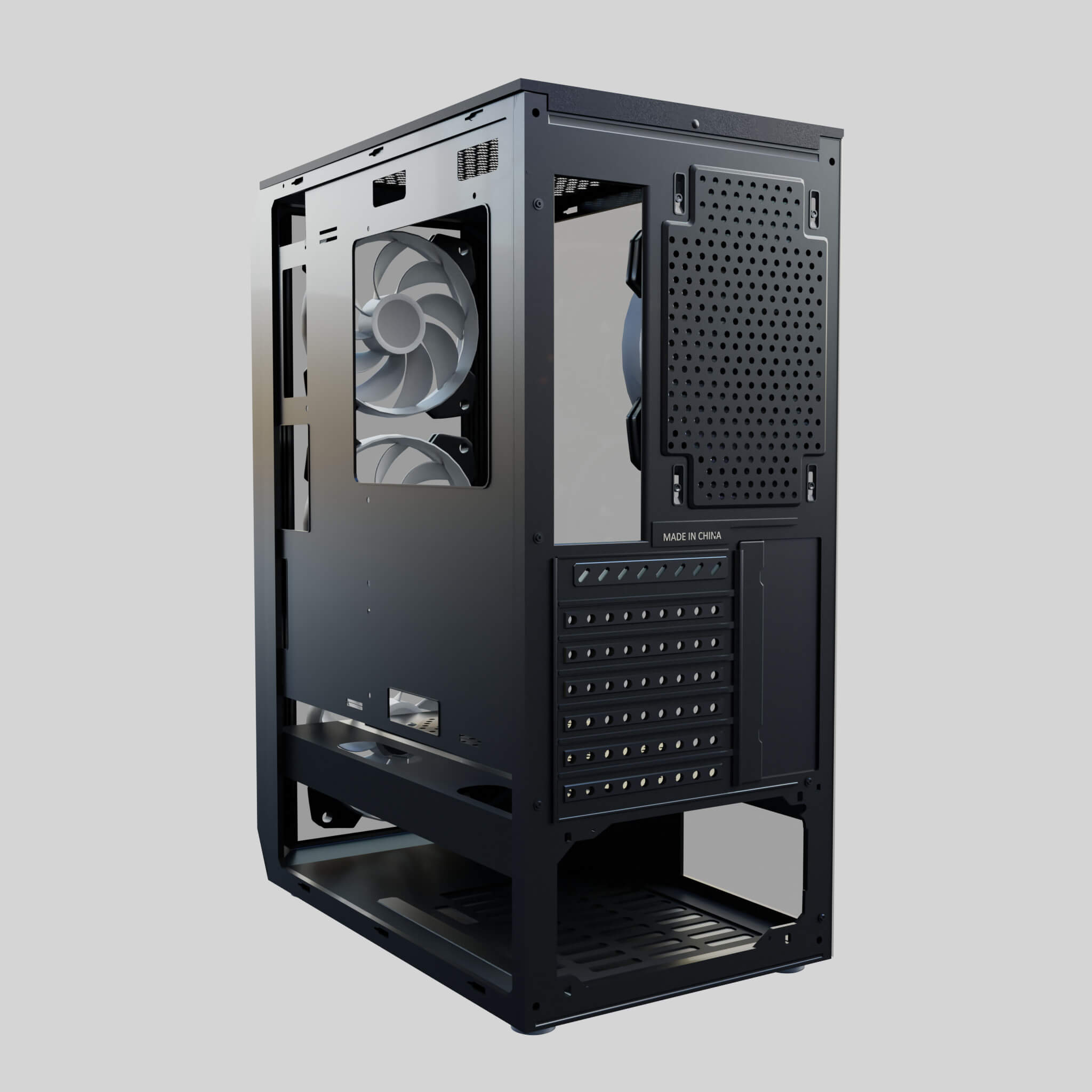 PC Case 3D Model by targetteam