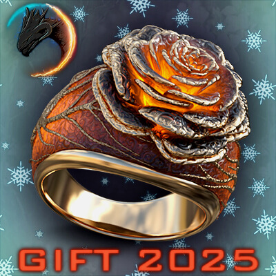 TA Rose Ring for Genesis 8 and 8.1 Female Gift 2025