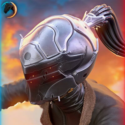 TA Rualu body kit Helmet for Genesis 8 and 8.1 Female