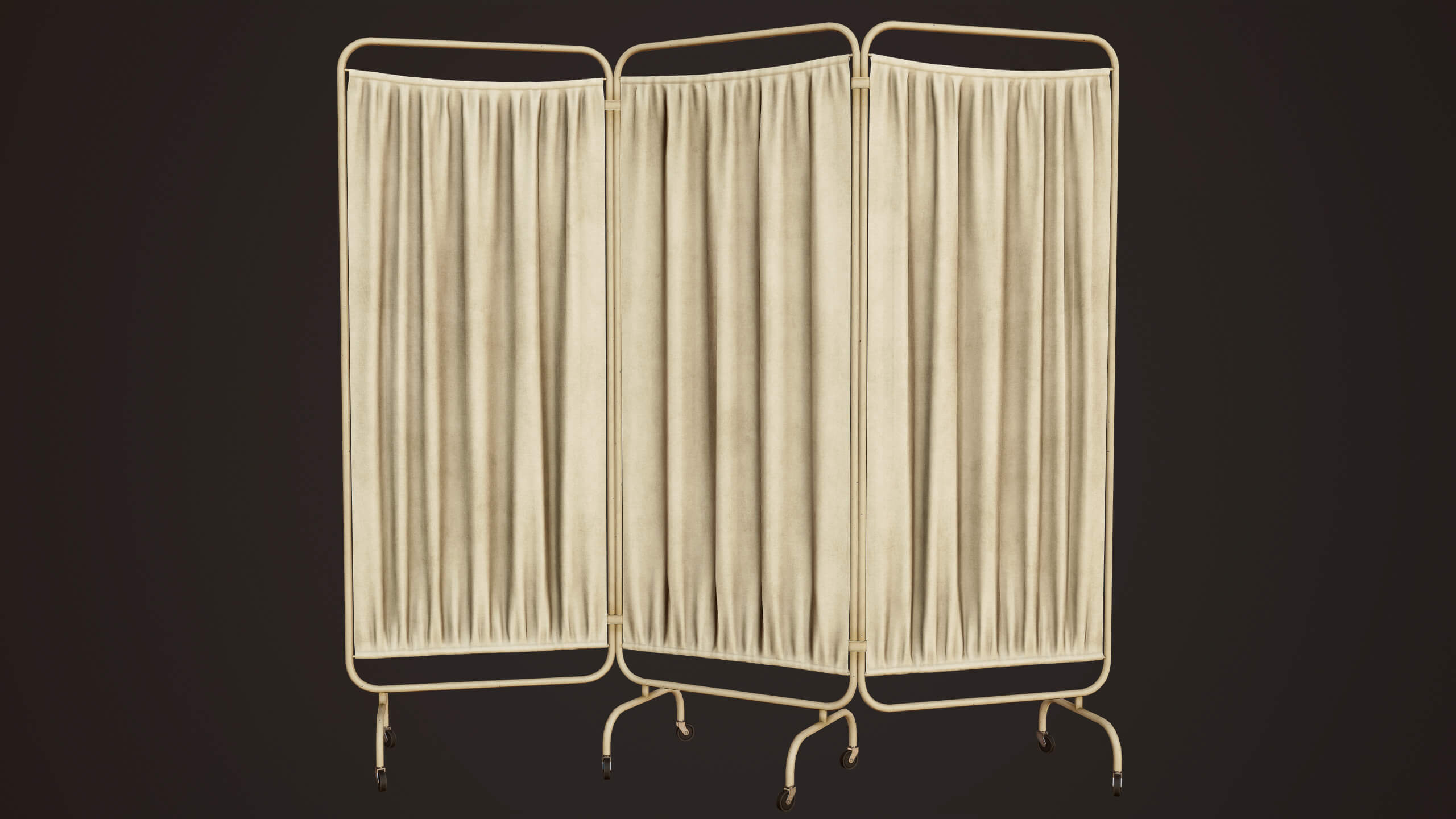 Hospital Room Divider 3D Model by Tatiana Gladkaya