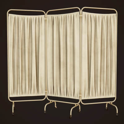 Hospital Room Divider - 3D Model by Tatiana Gladkaya