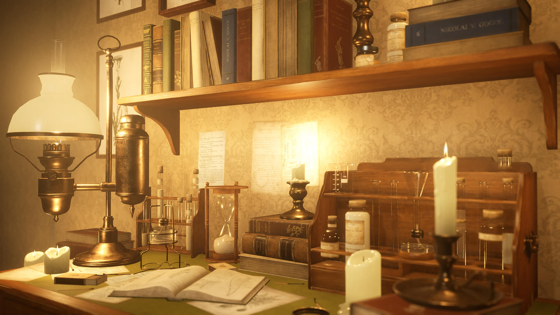 Victorian Laboratory Props Pack 3D Model by Tatiana Gladkaya