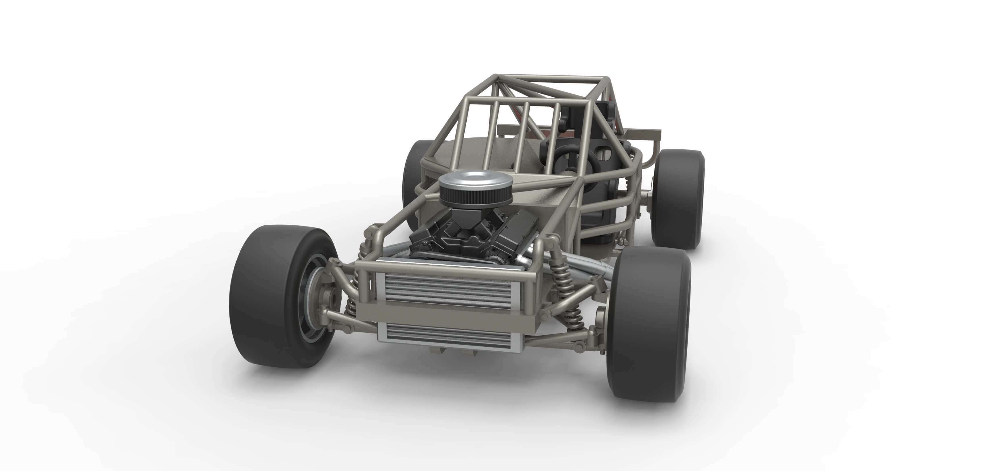 Rc Figure 8 Racing Figure 8 Race Car Base 1:25 - 3D Model by TechItemsRock