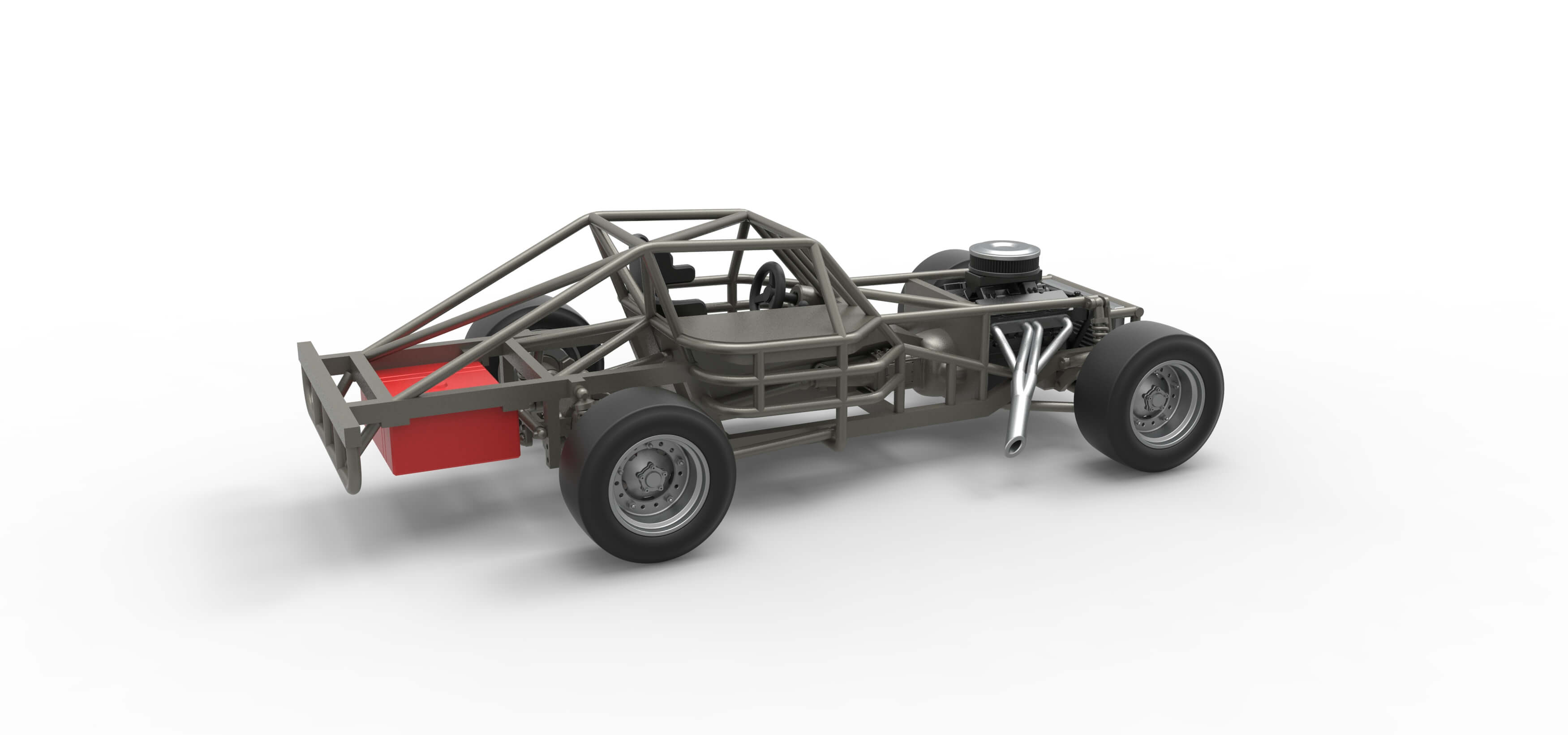 Rc Figure 8 Racing Figure 8 Race Car Base 1:25 - 3D Model by TechItemsRock