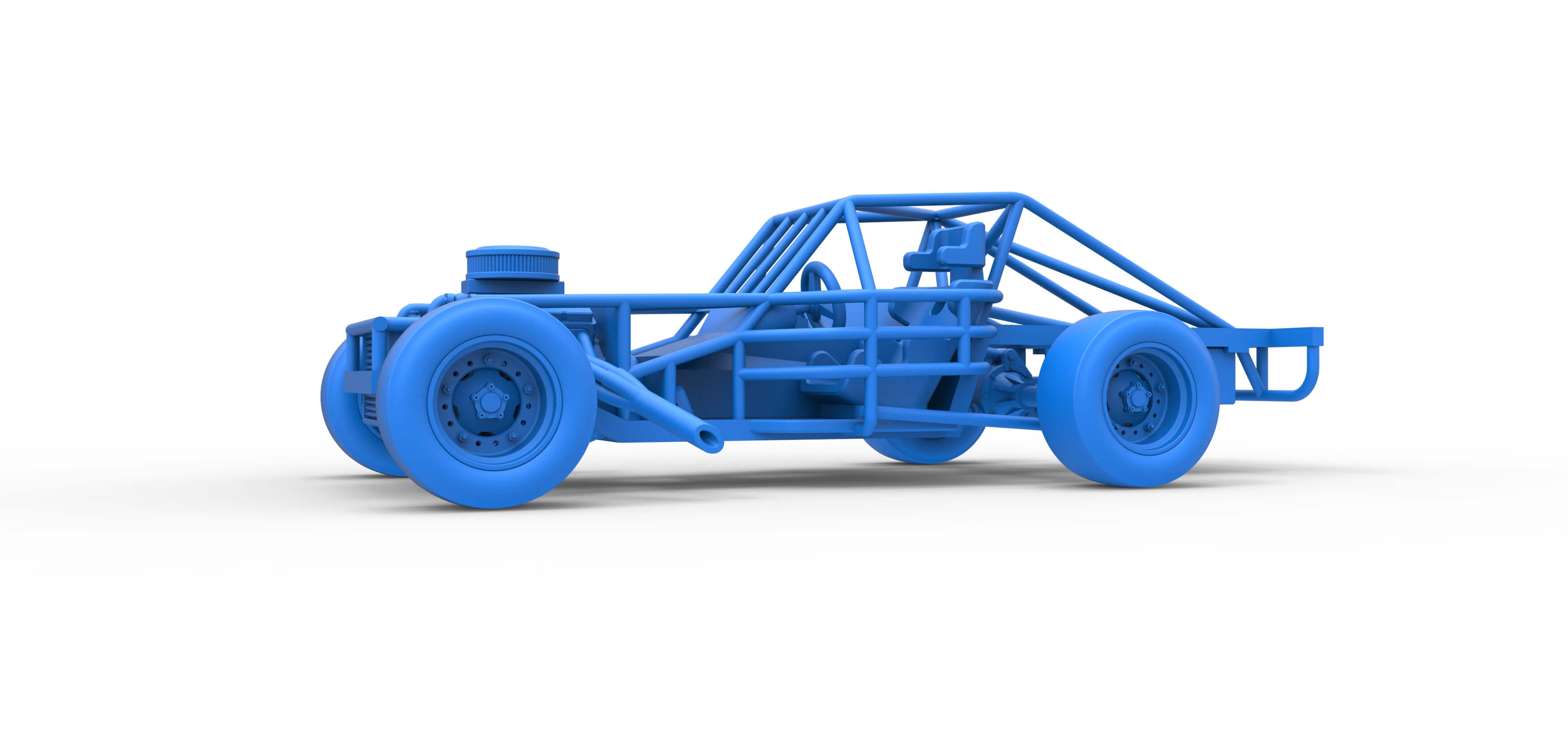 Rc Figure 8 Racing Figure 8 Race Car Base 1:25 - 3D Model by TechItemsRock