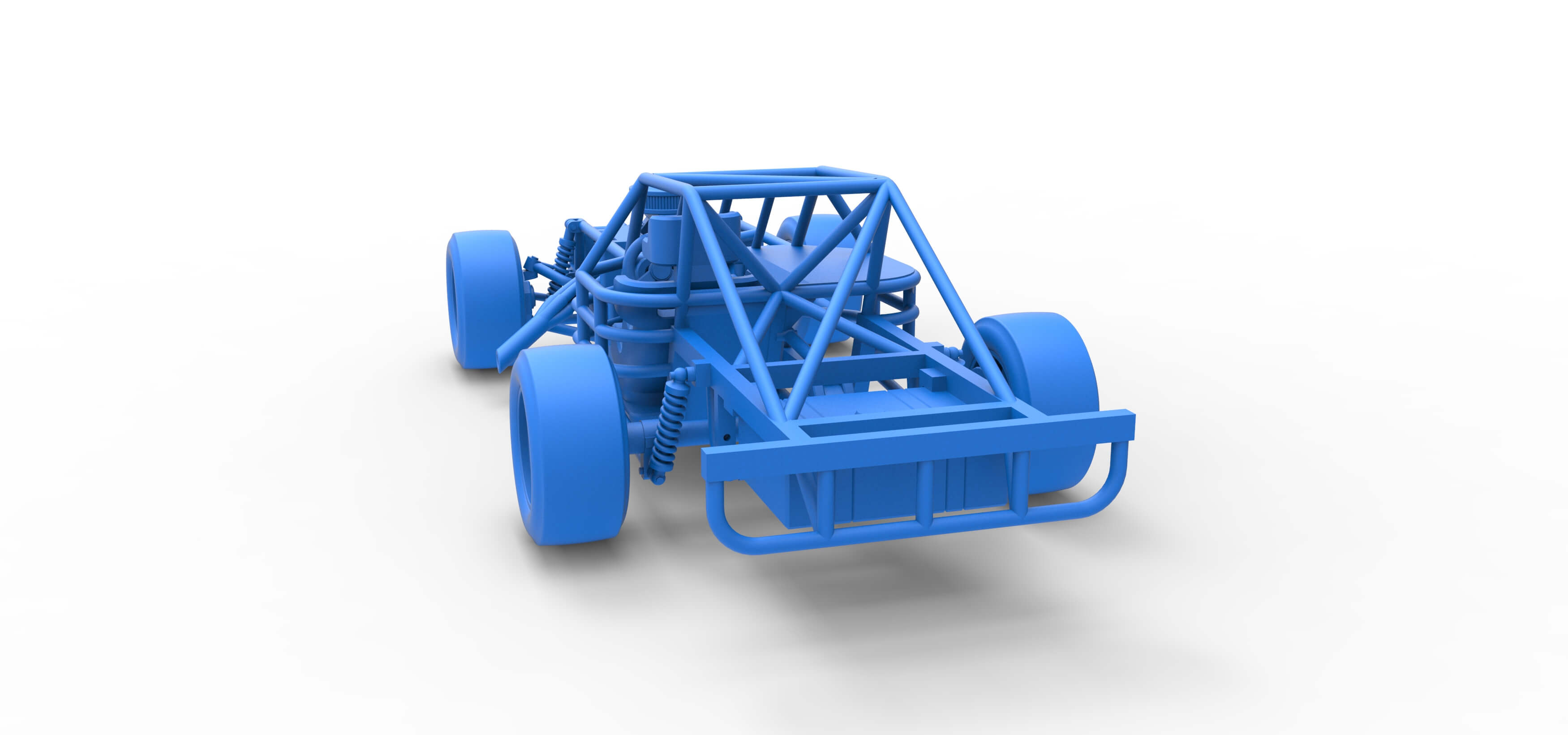 Rc Figure 8 Racing Figure 8 Race Car Base 1:25 - 3D Model by TechItemsRock