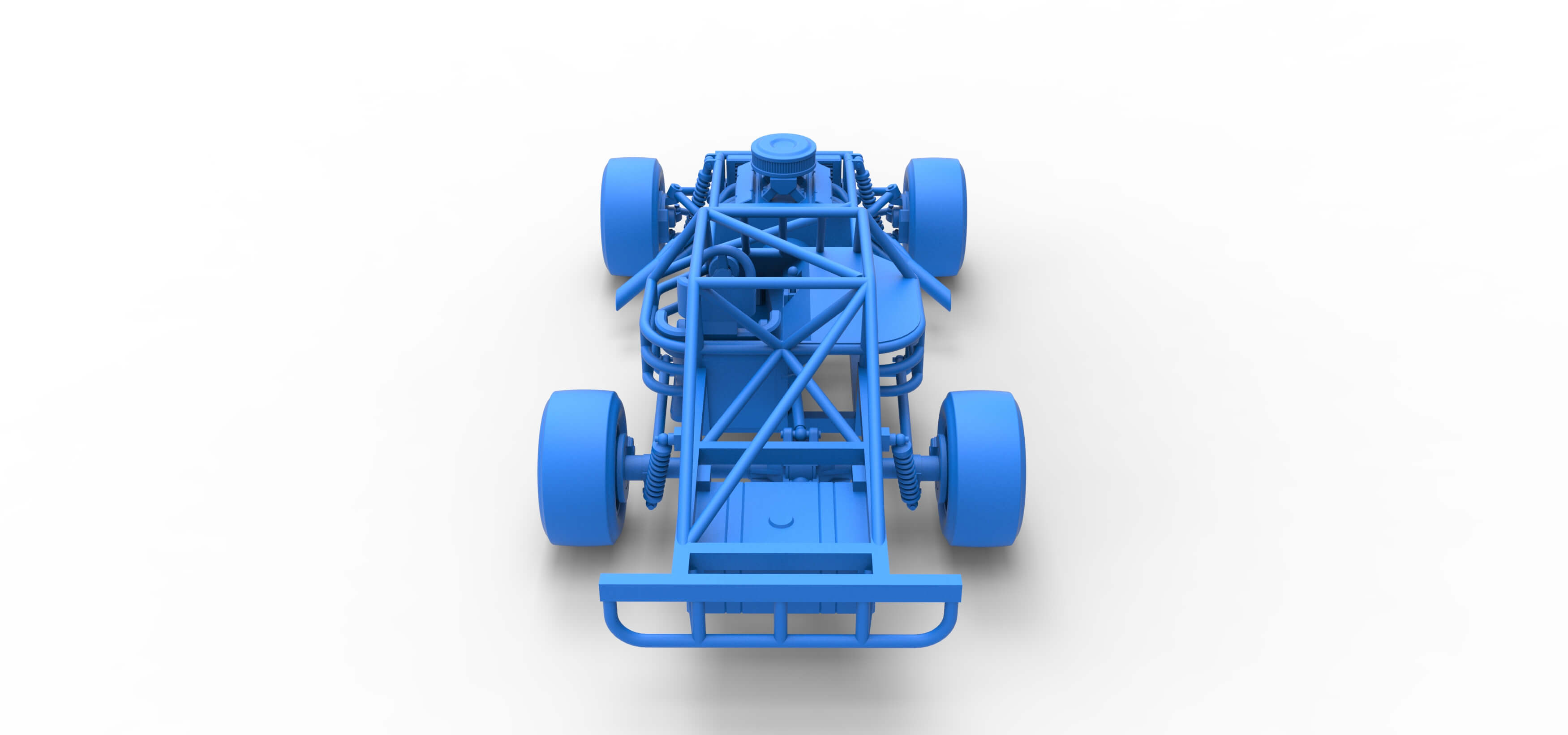 Rc Figure 8 Racing Figure 8 Race Car Base 1:25 - 3D Model by TechItemsRock