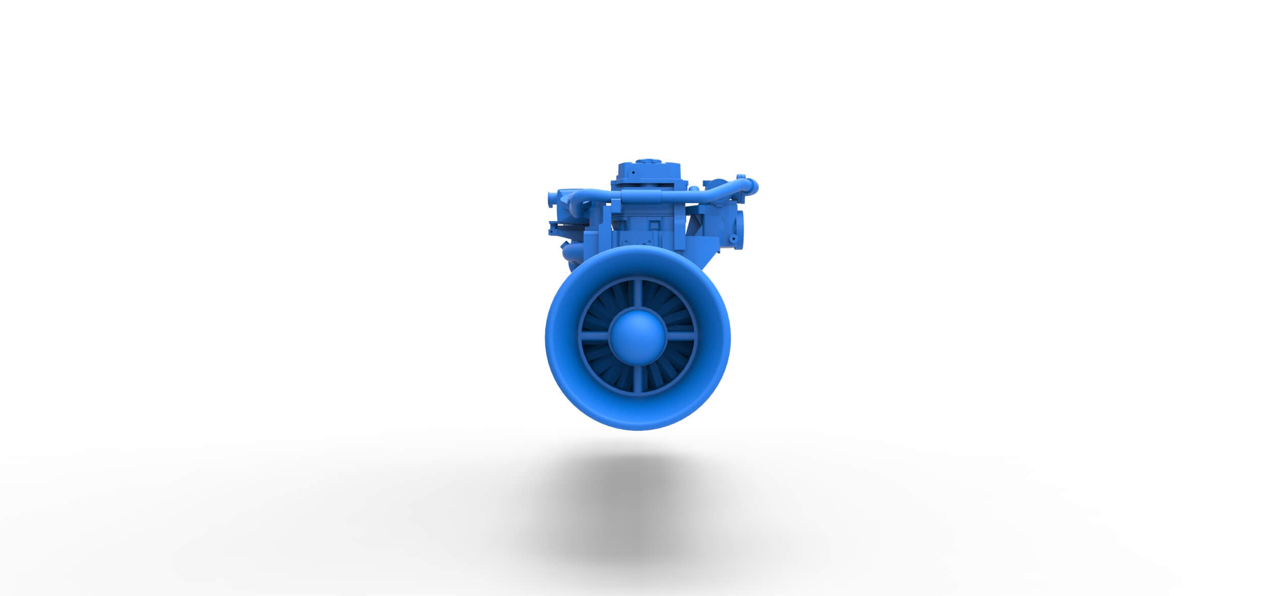 Jet Engine 8 Scale 1:25 - 3D Model by TechItemsRock