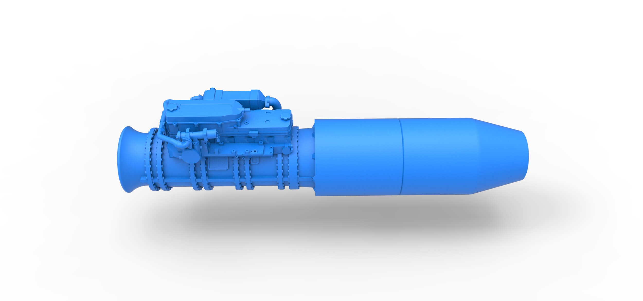 Jet Engine 8 Scale 1:25 - 3D Model by TechItemsRock