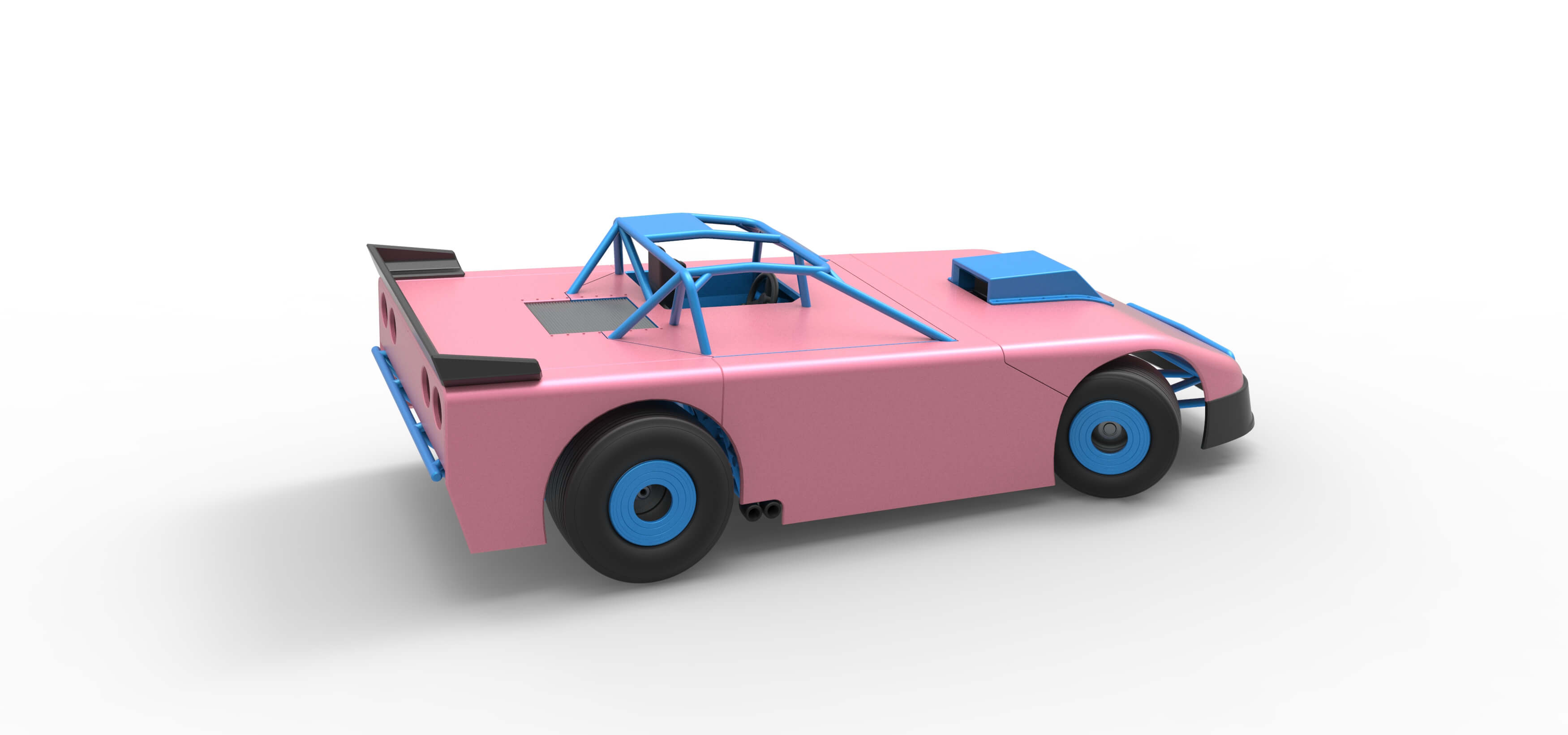Super Saloon Racing New Zealand Super Saloon Race Car While Turn V2 Scale 1:25 - 3D Model ...