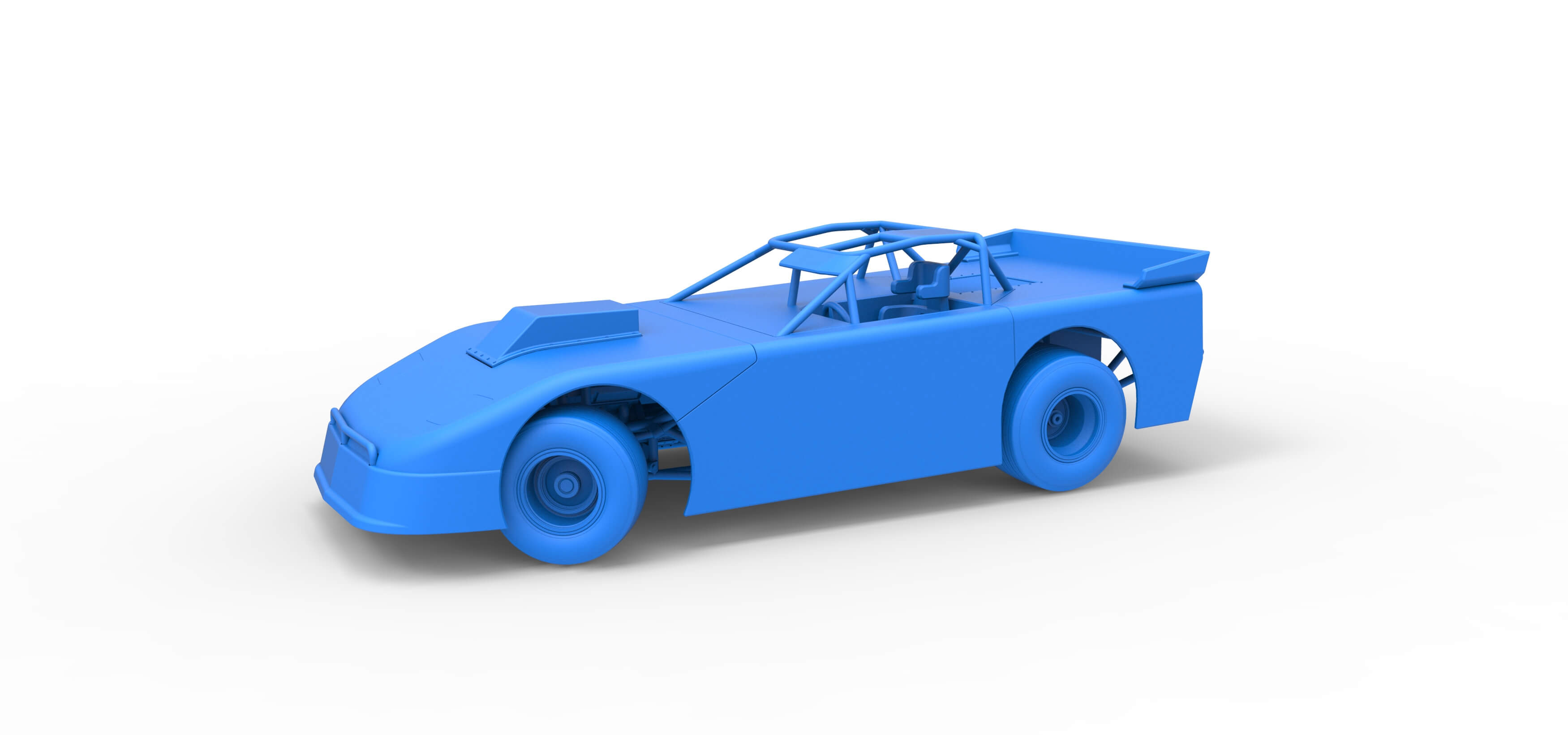 Super Saloon Racing New Zealand Super Saloon Race Car While Turn V2 Scale 1:25 - 3D Model ...