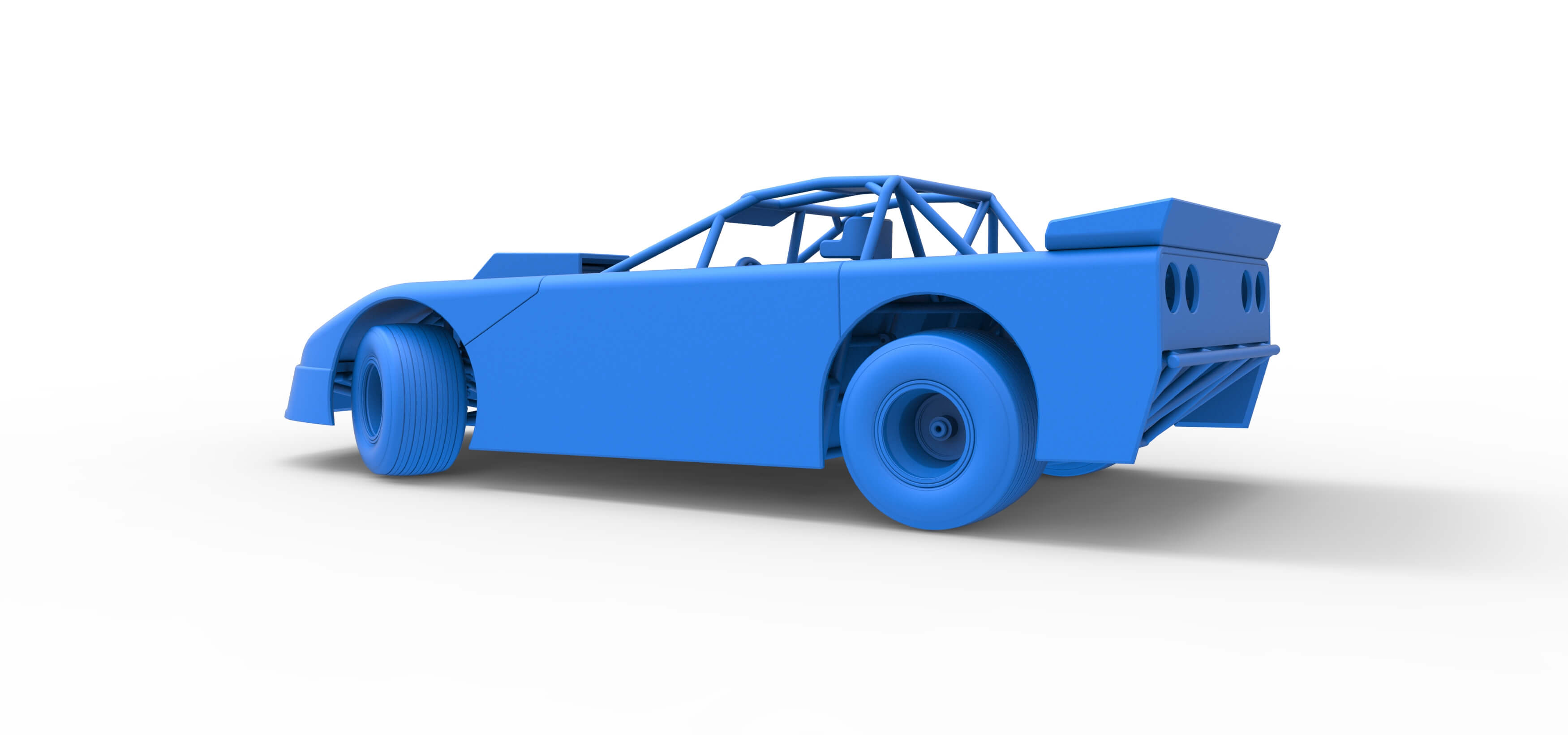Super Saloon Racing New Zealand Super Saloon Race Car While Turn V2 Scale 1:25 - 3D Model ...