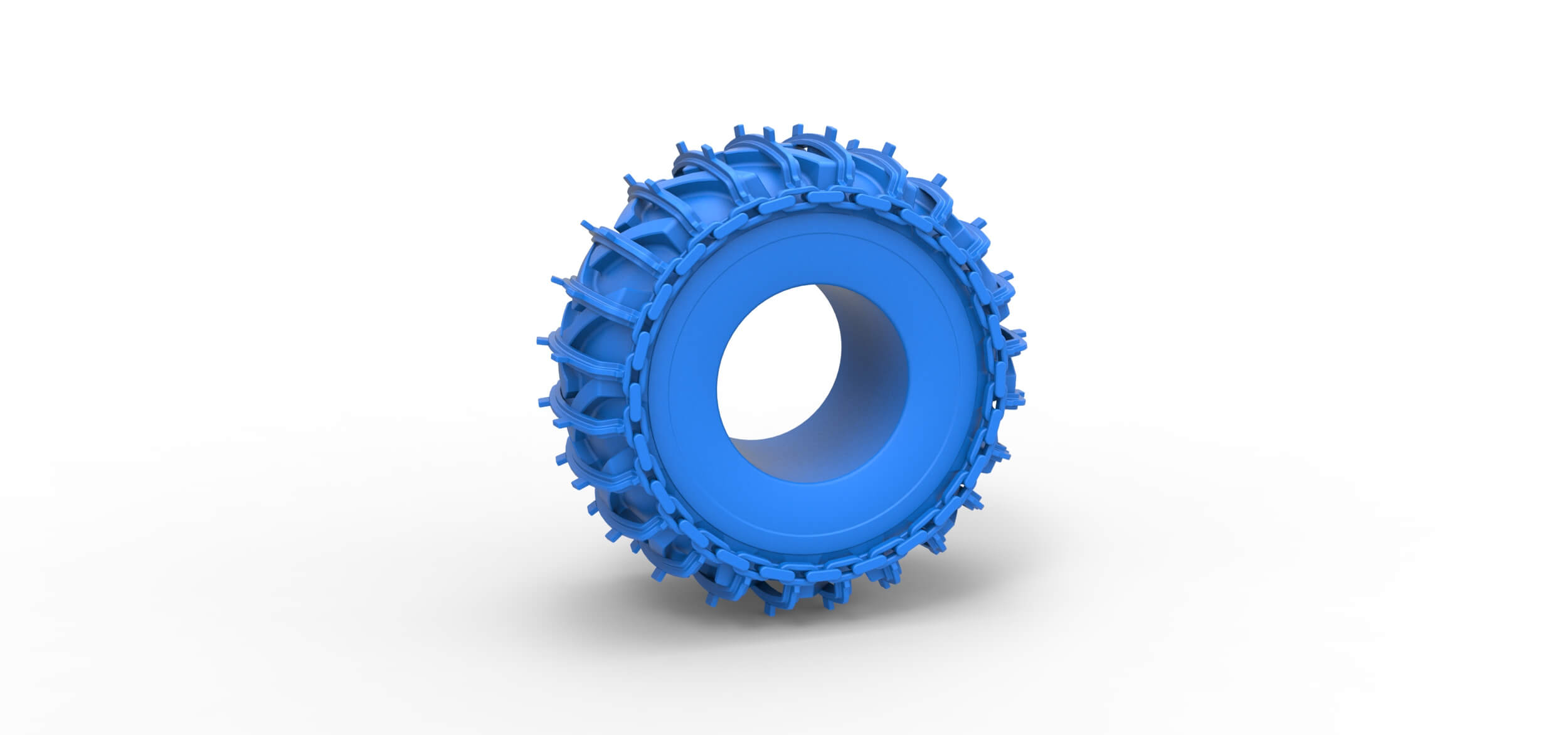 Tire of Timberjack With Single Wheel Track Scale 1:25 - 3D Model by ...