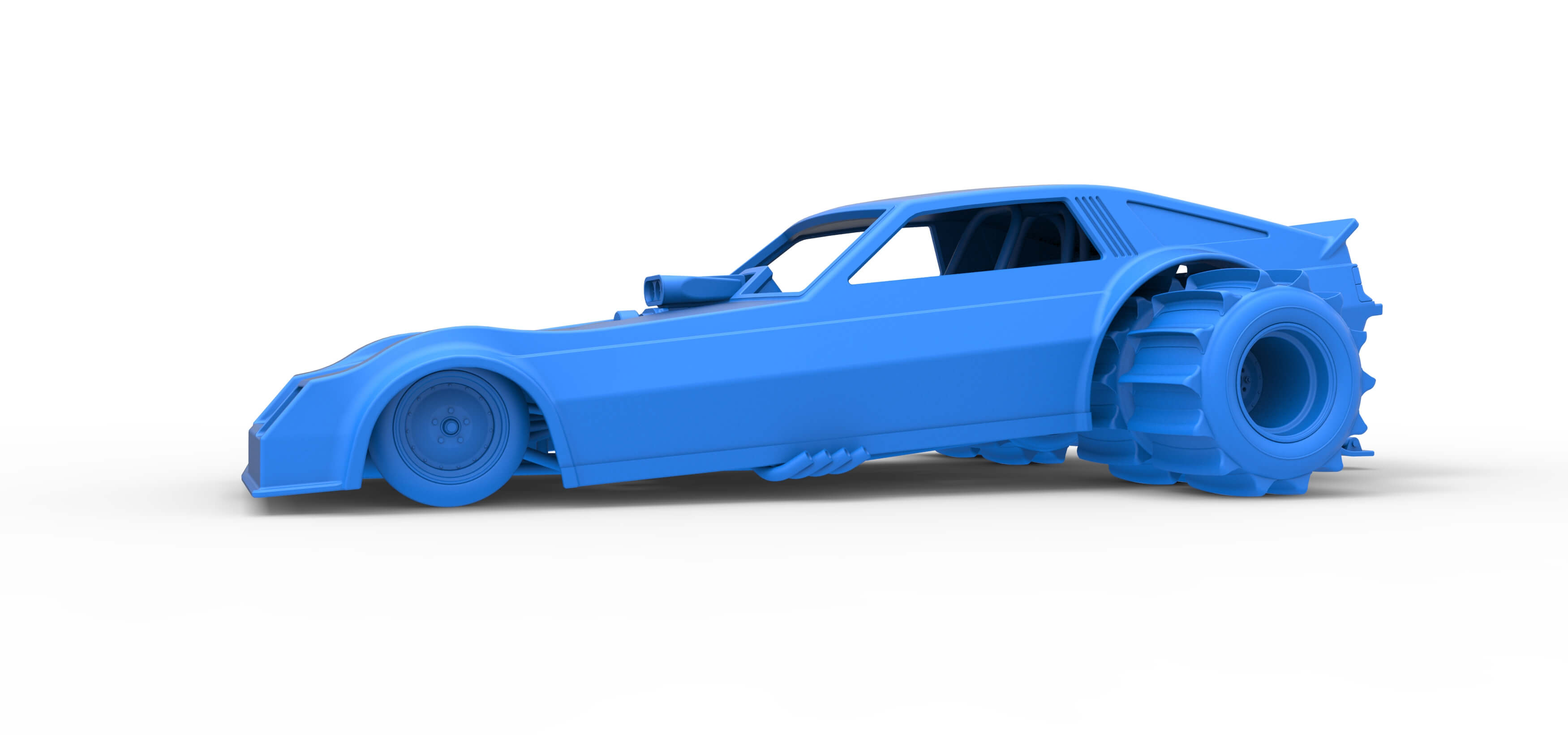 Vintage Funny Car for Sand Drag Racing Scale 1:25 - 3D Model by ...