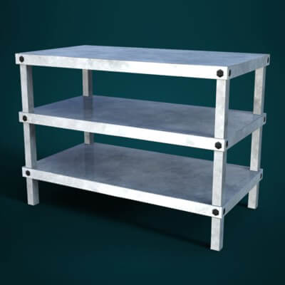 Metal Shelf by Teknology3d
