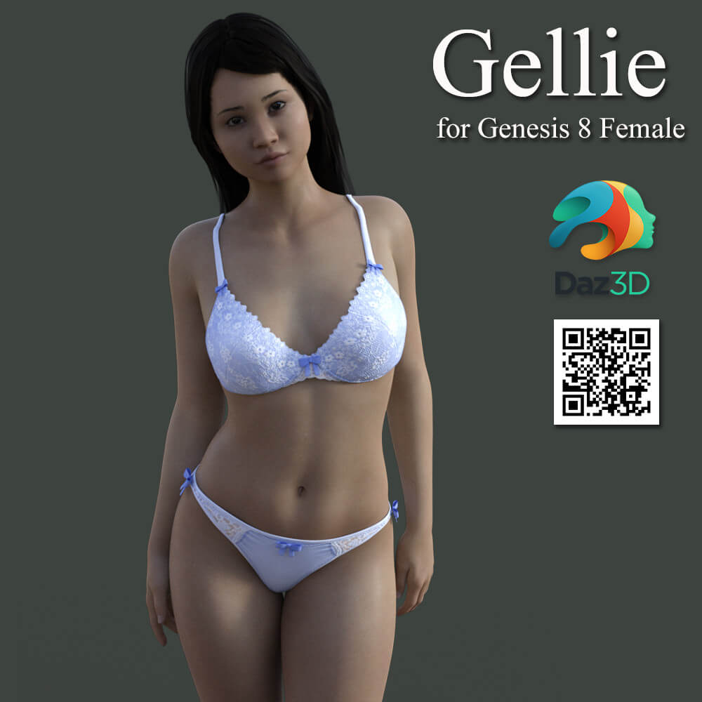 Gellie for Genesis 8 Female - Daz Content by Tenzinkami06