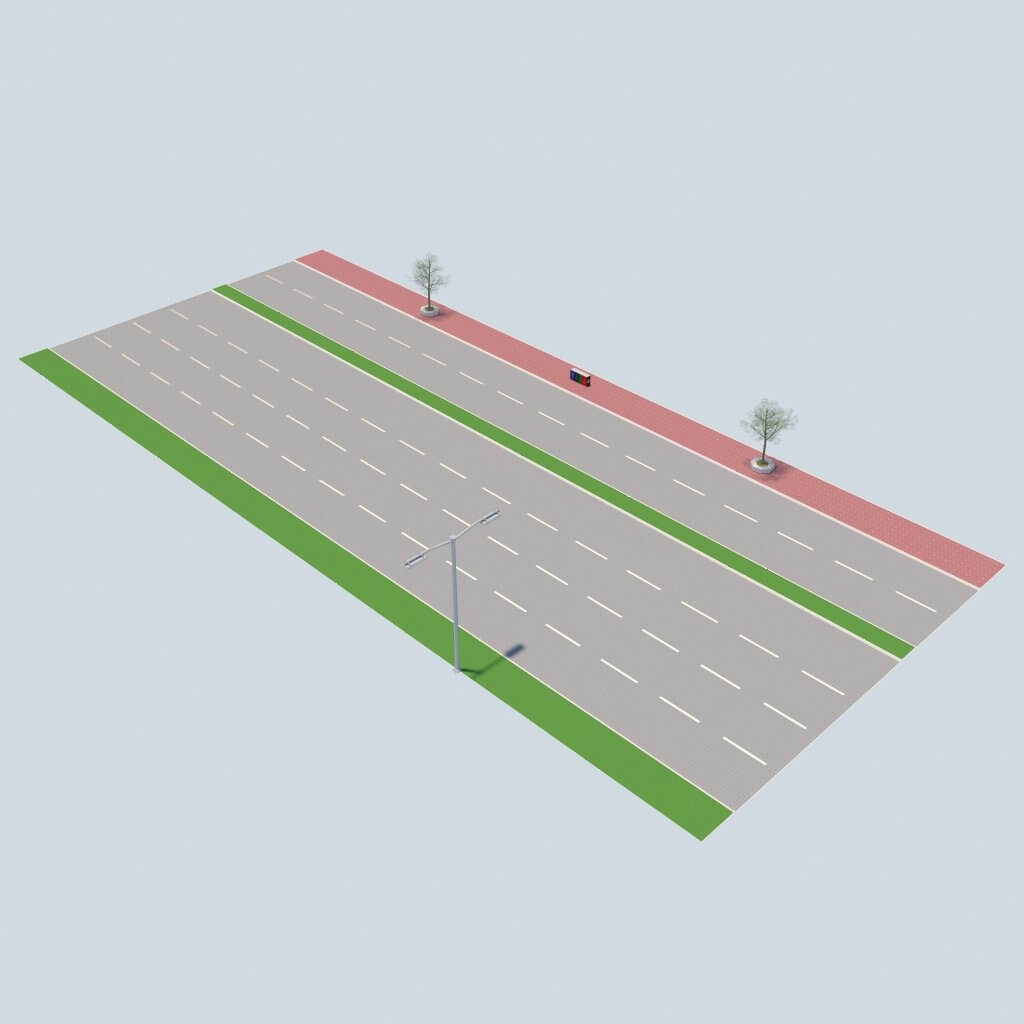 Road - 3D Model by TheBeachMarket