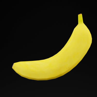 【3日間限定30%OFF／3Dアート】MULTIPLE BANANA 3D Banana Fruit - 3D Model by thedazking