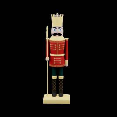 Christmas Nutcracker 3d Model By Thedazking
