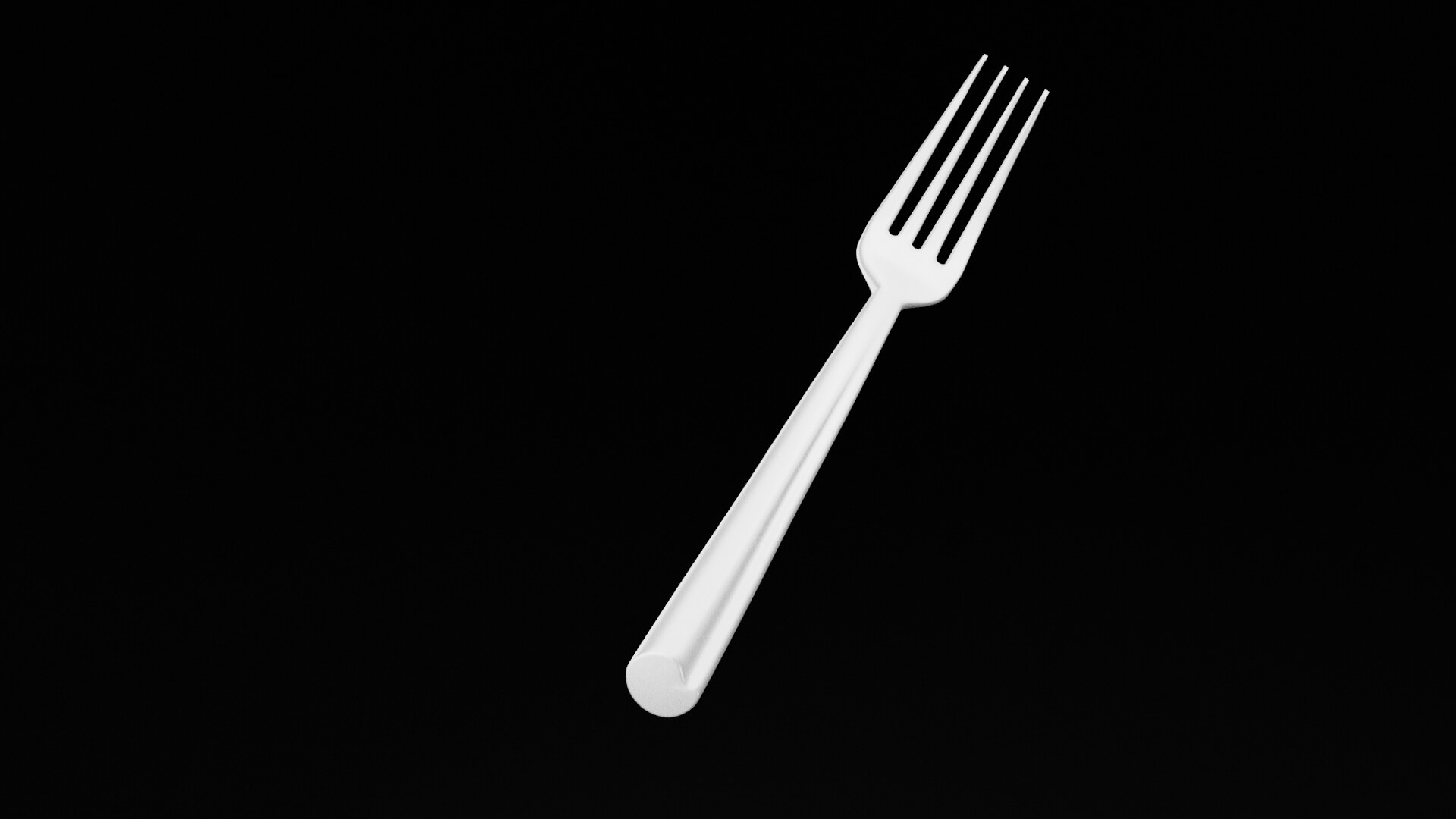 Eating Fork Utensil - 3D Model by thedazking