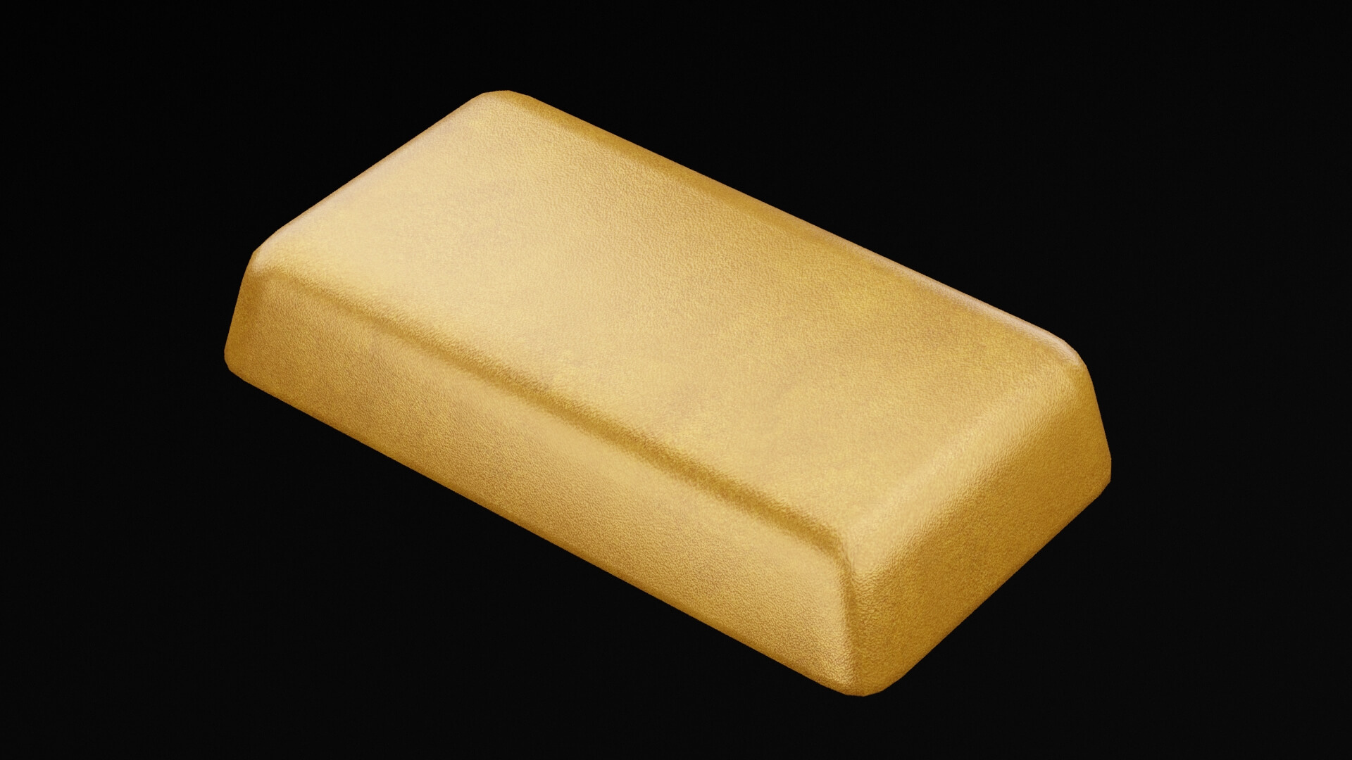 Shiny Gold Ingot - 3D Model by thedazking
