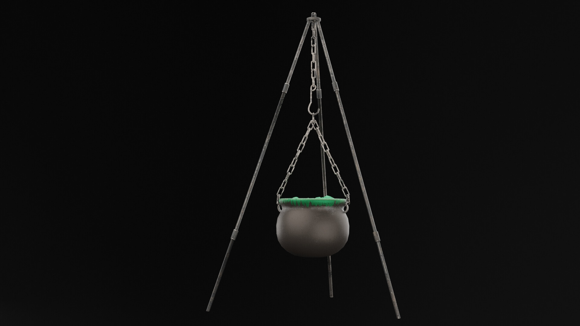Hanged Cauldron - 3D Model by thedazking