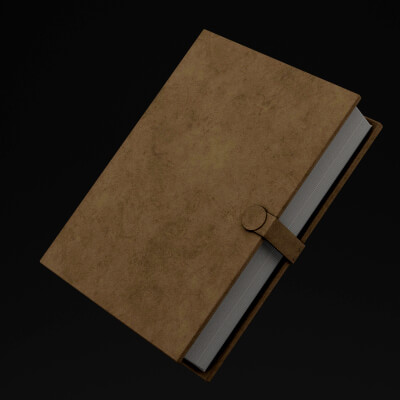 Large Note Book - 3D Model by thedazking