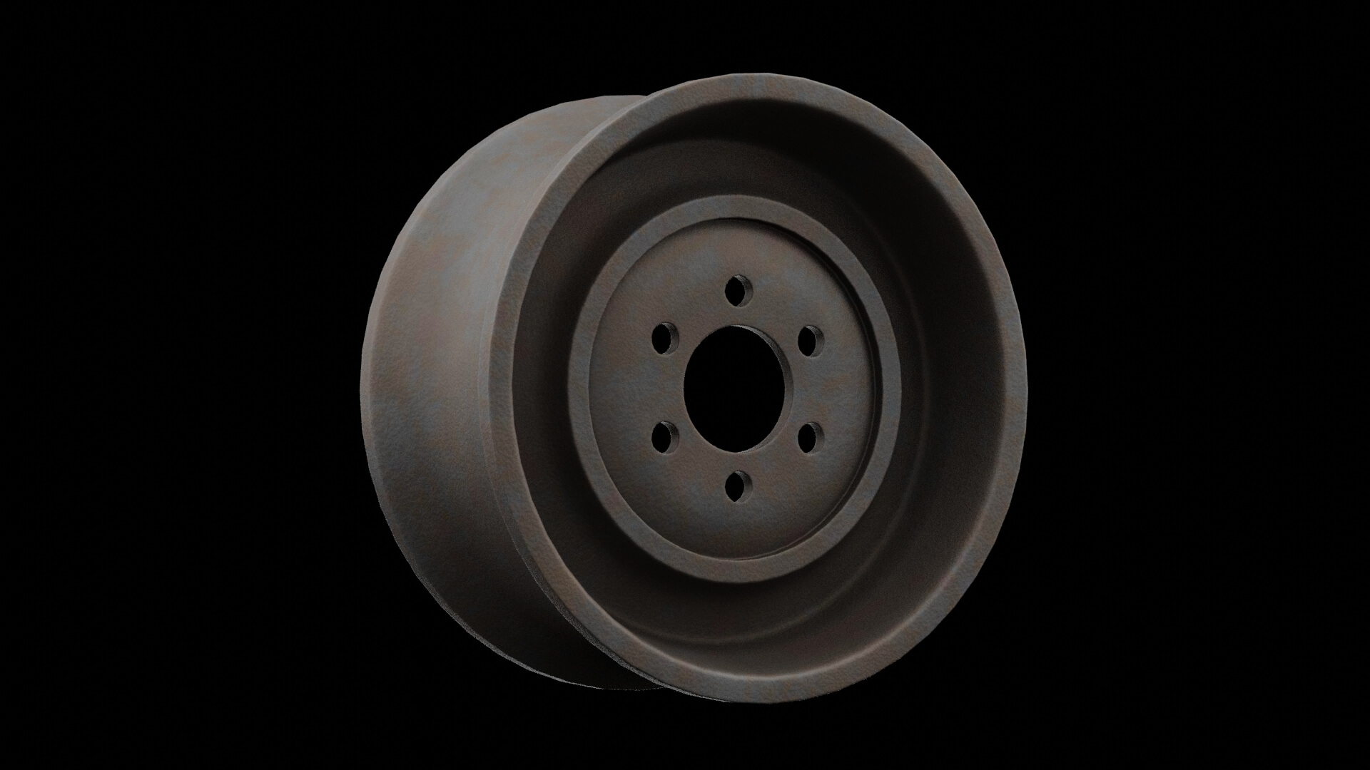 Wheel Rim Render Rustic Wheel Rim - 3D Model by thedazking