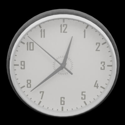 Classic Wall Clock - 3D Model by thedazking