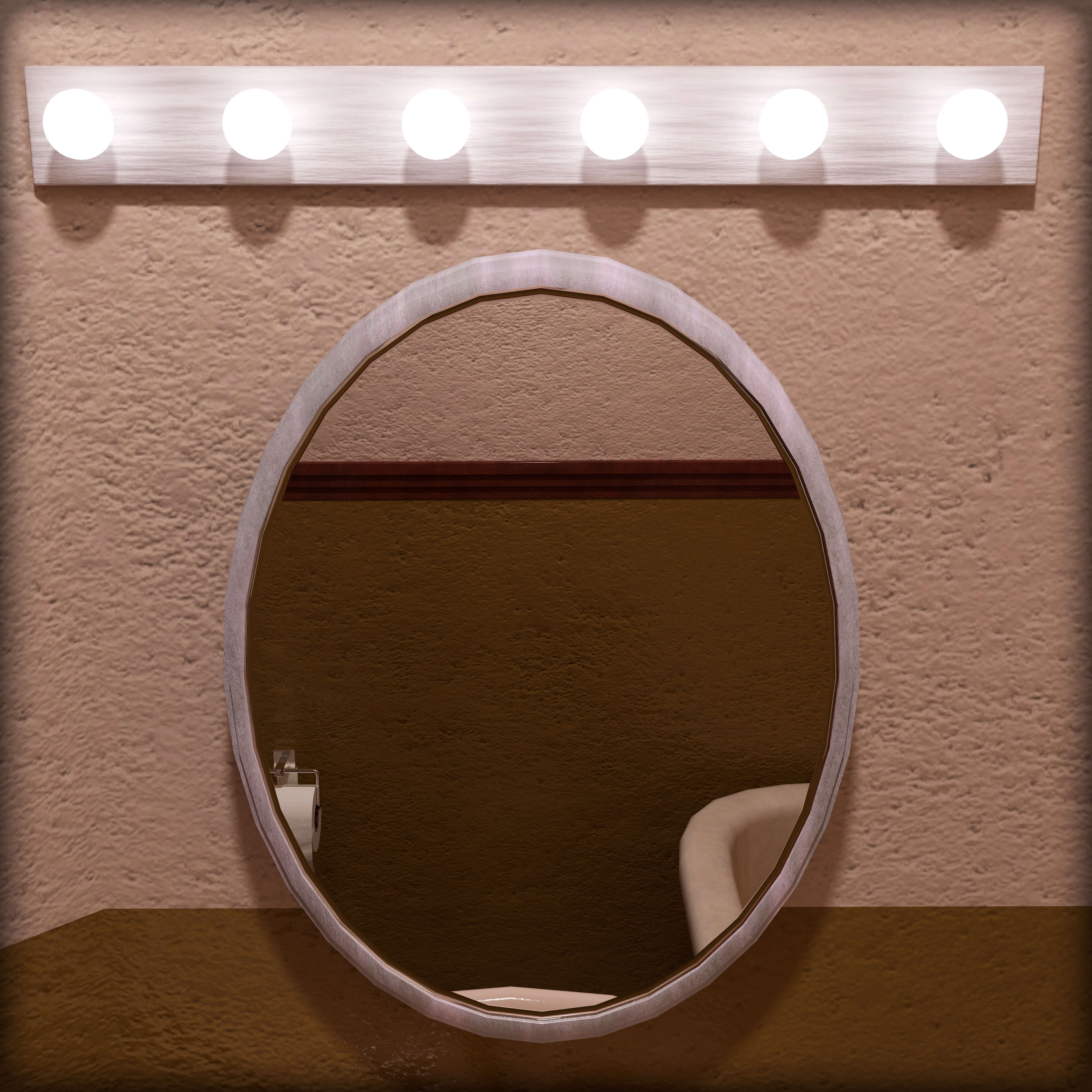 Bathroom Globe Light Fixture Daz Content by TheDevian