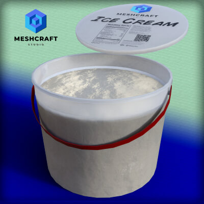 Ice Cream Gallon Bucket by TheDevian