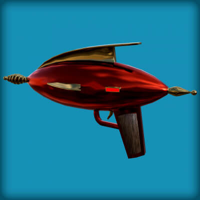 Retro Raygun - Daz Content by TheDevian