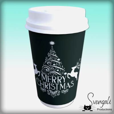 To-Go Coffee Cup Christmas Addon by TheDevian