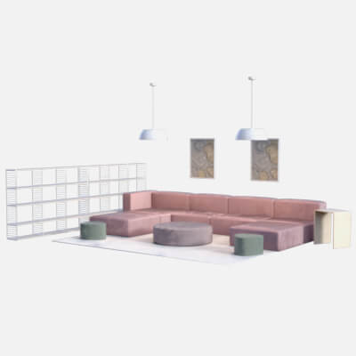 Girly Living Room Props by thedigitallife24