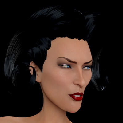 Aeon Flux Hair