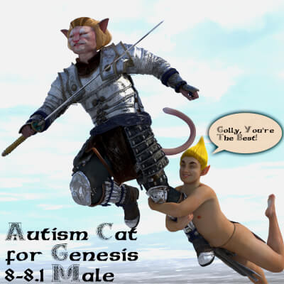 Autism Cat for Genesis 8 -8.1 Male