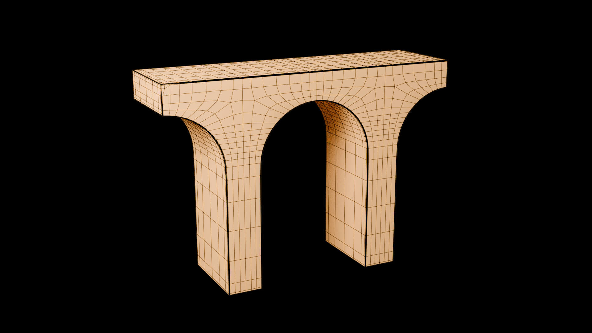 Designer Console Table 06 - 3D Model by Thenewadeel