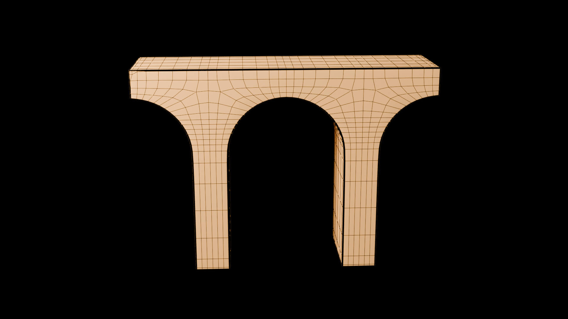 Designer Console Table 06 - 3D Model by Thenewadeel