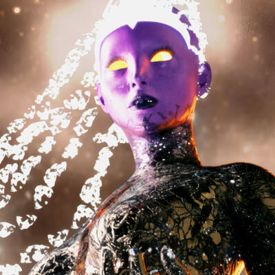 Black Zenith Star for Genesis 8.1 Female