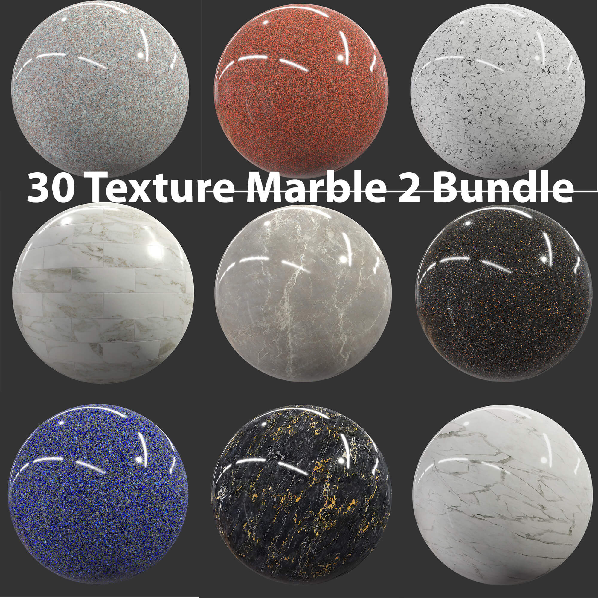 30 Texture Marble 2 Bundle by things