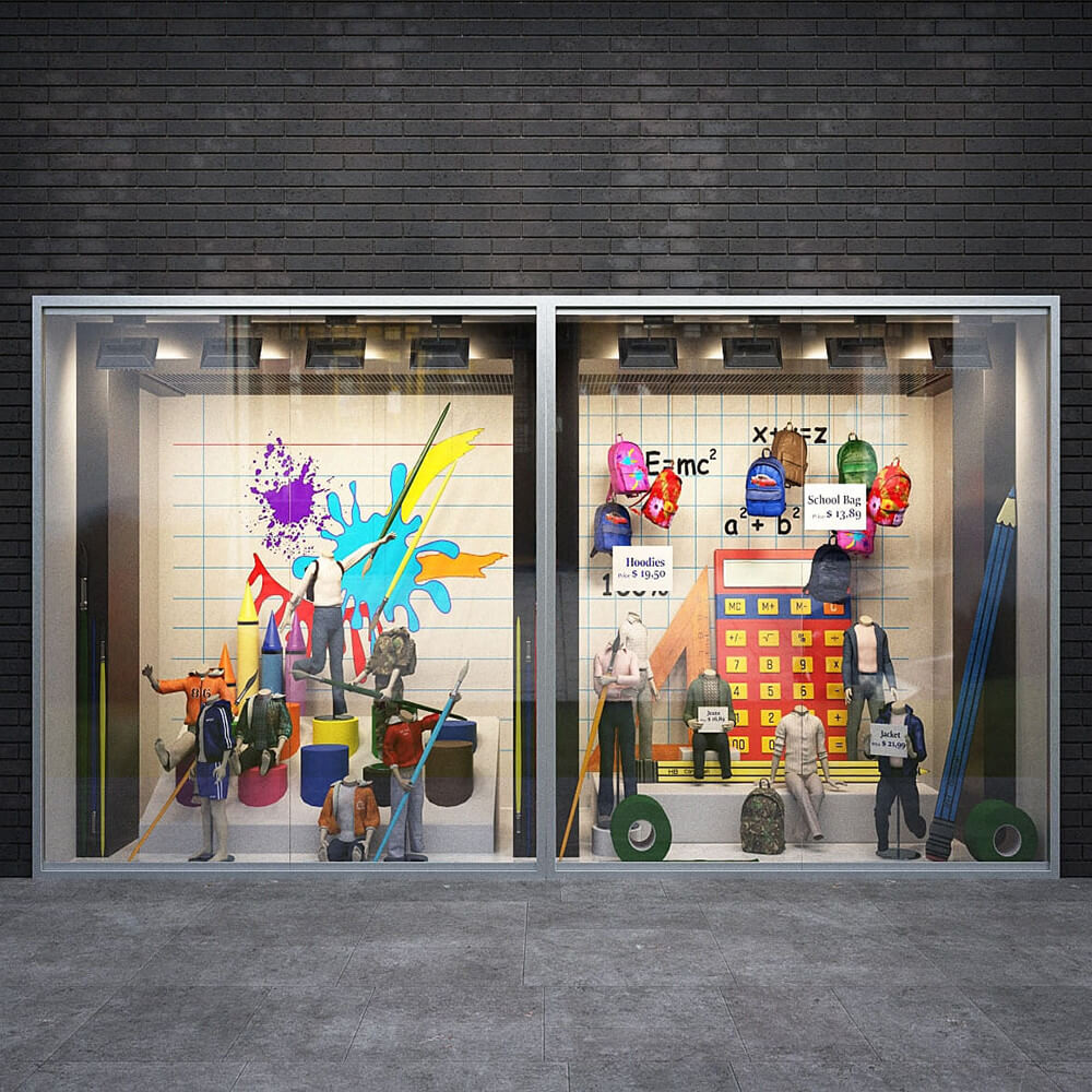 Mall Shop 01 3D Model by things