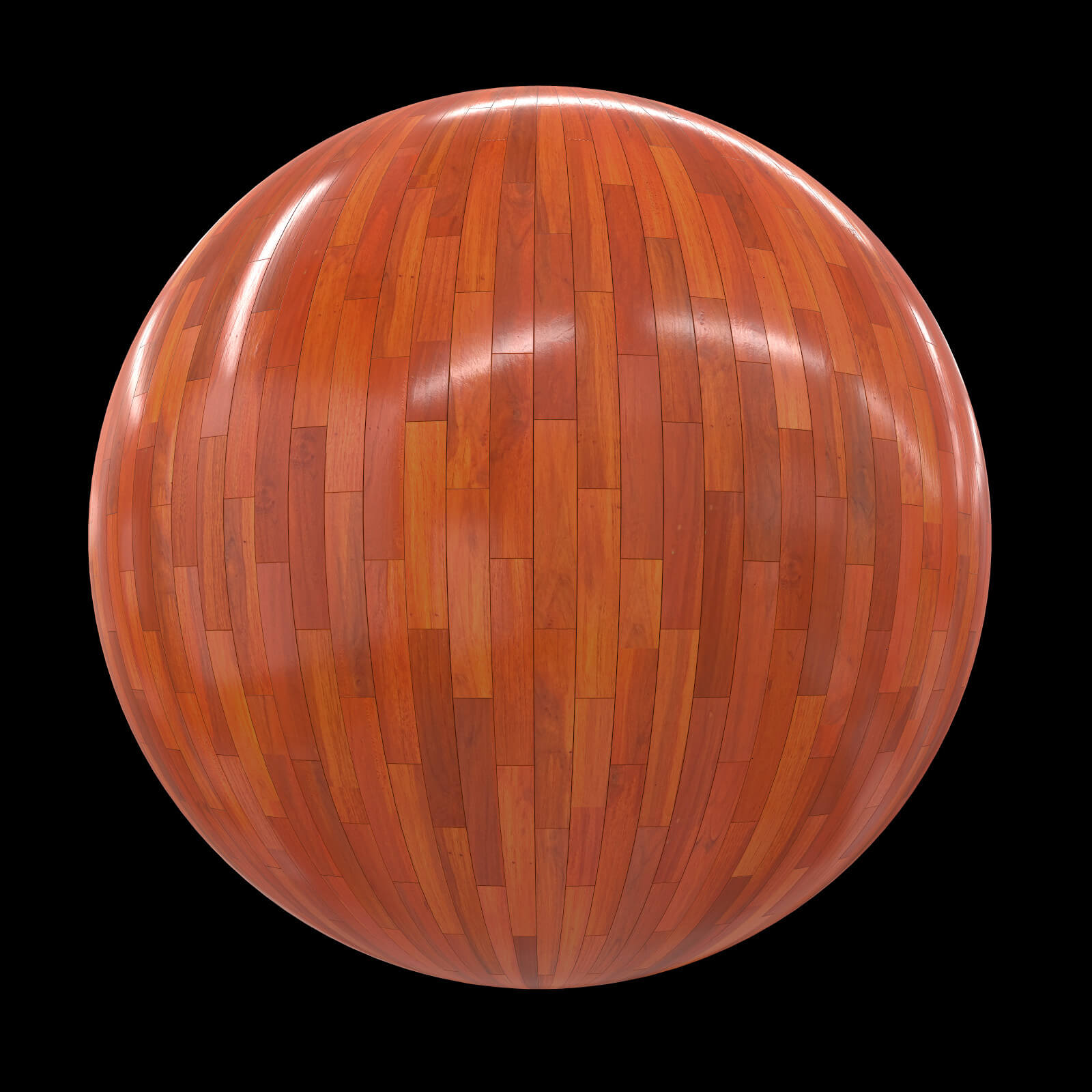 Shiny Wood Tiles 6 PBR Texture by things