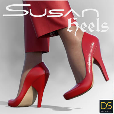 Susan Heels for Genesis 8 and 8.1 Females