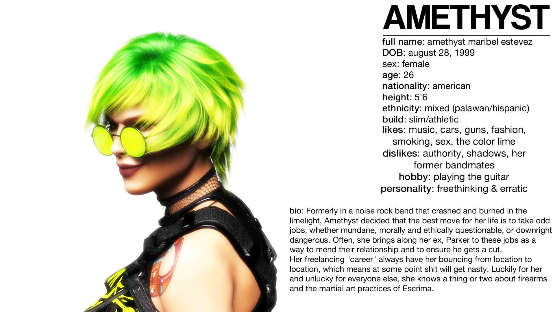 character bios. 3D Render, Digital Art by thirdeyezennicai