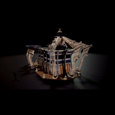 Building 4B Med-Poly 3D Model