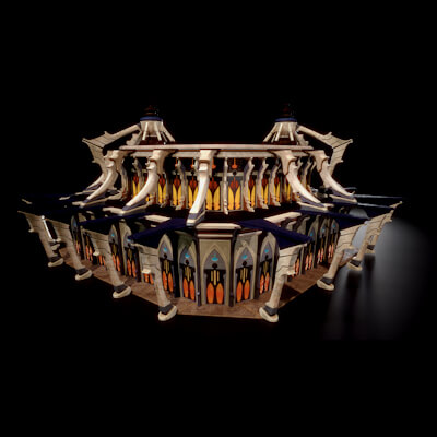 Building 5 Med-Poly 3D Model