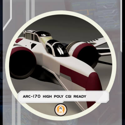 Star Wars ARC-170 Starfighter Ready for Movie Projects