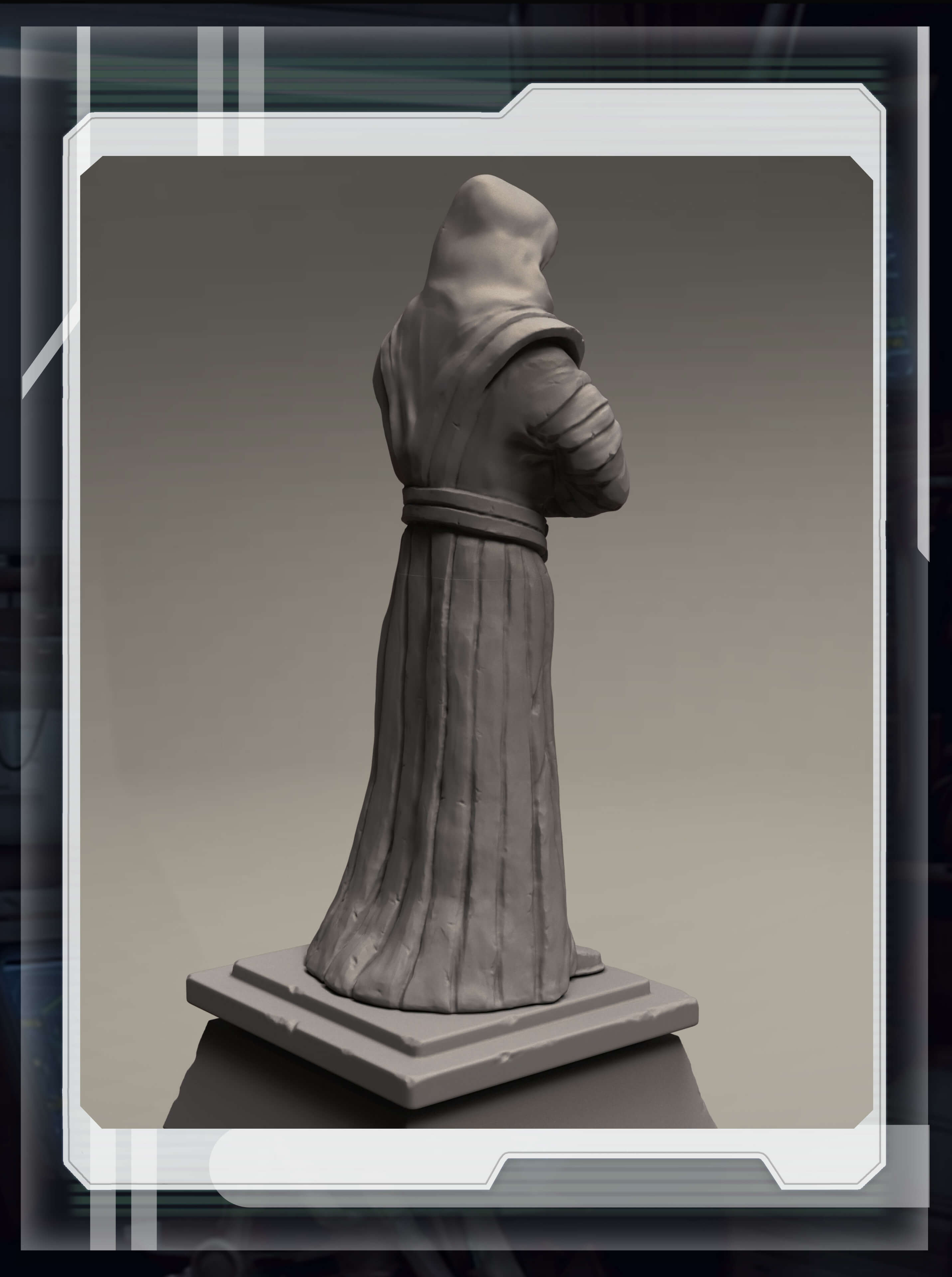 Star Wars Jedi Temple Statue 3D Print Model by Thomas_125