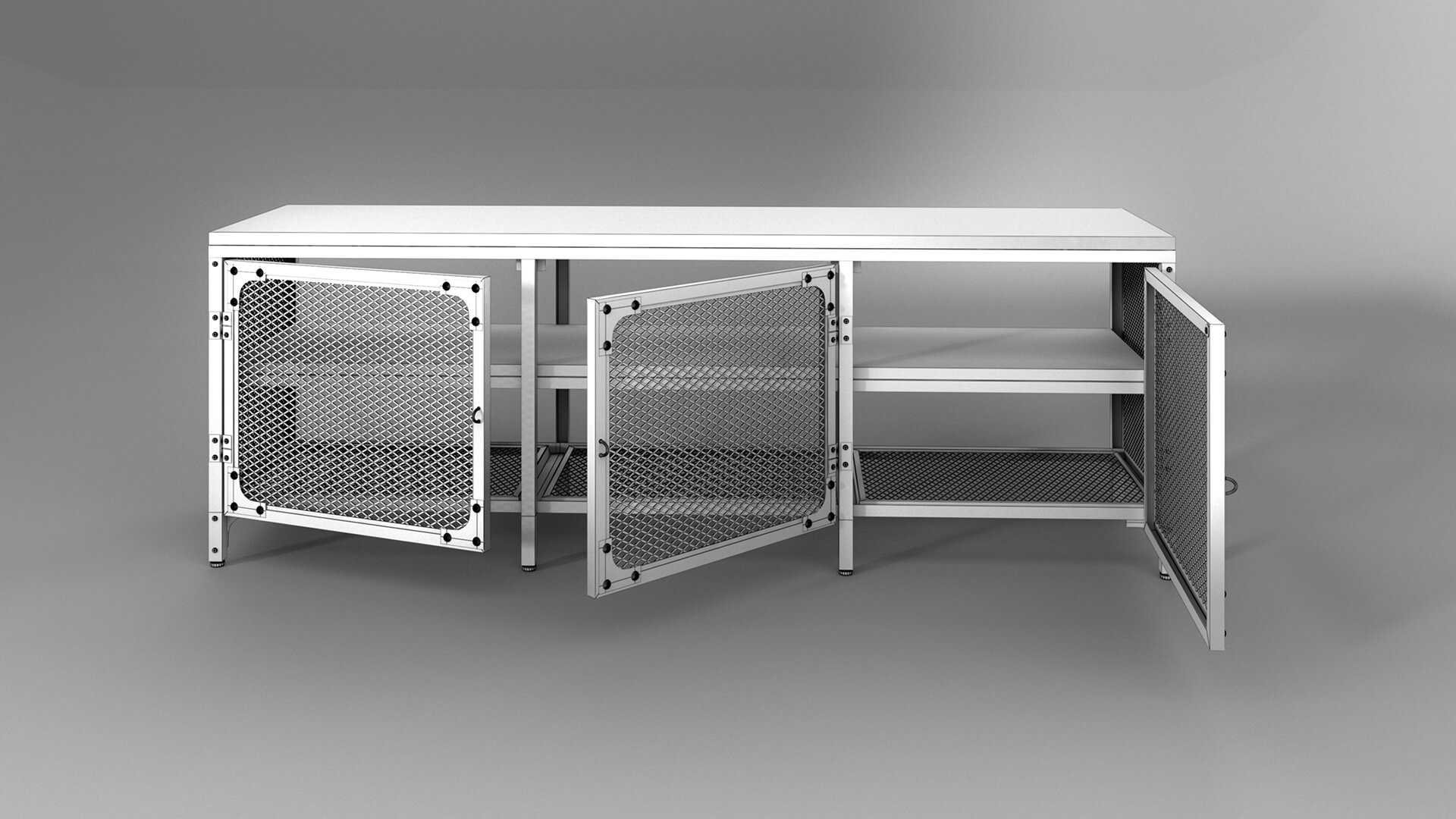 TV Stand Fjallbo 3D Model by Tiana_Pokrov